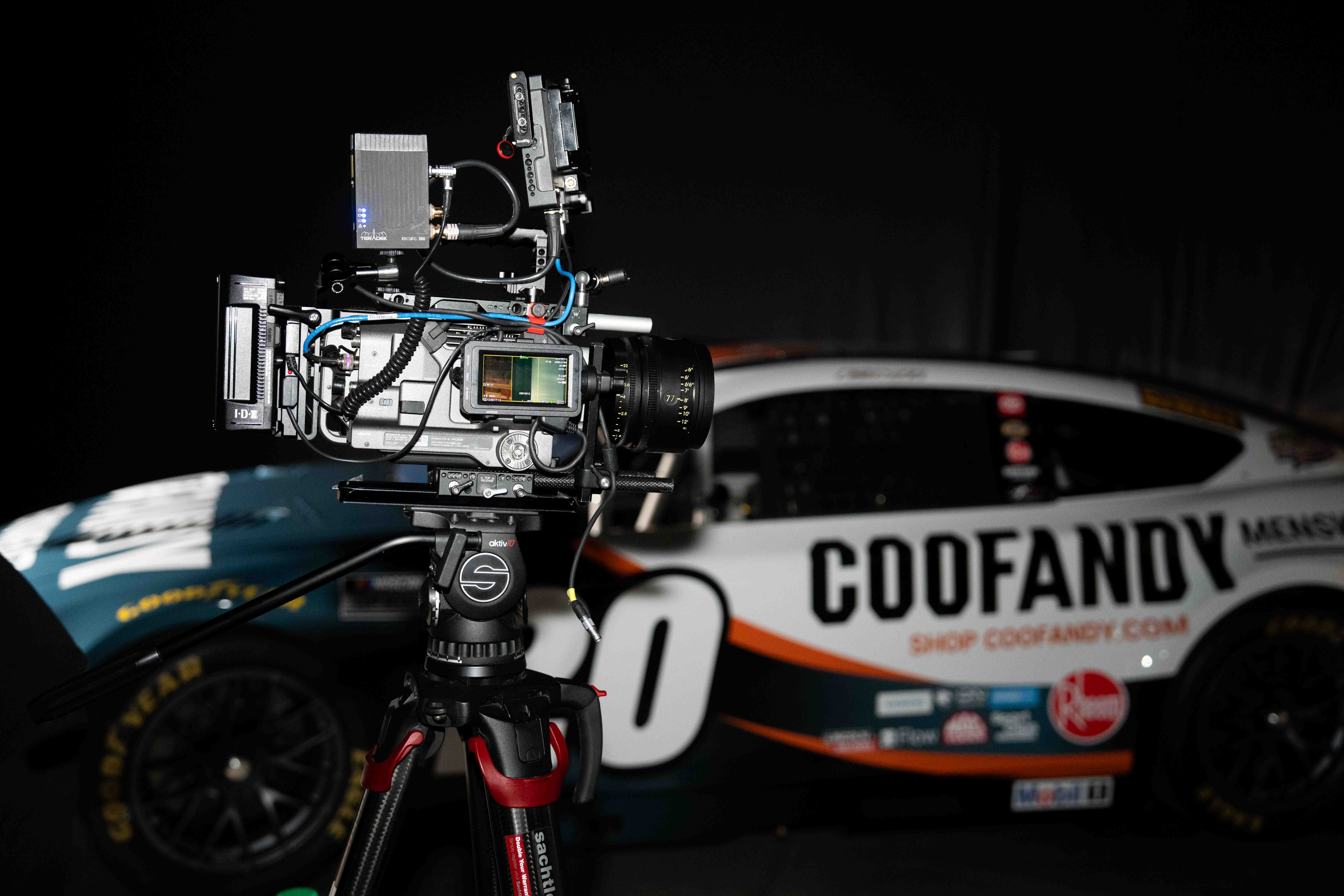 Digital Spark crew on set