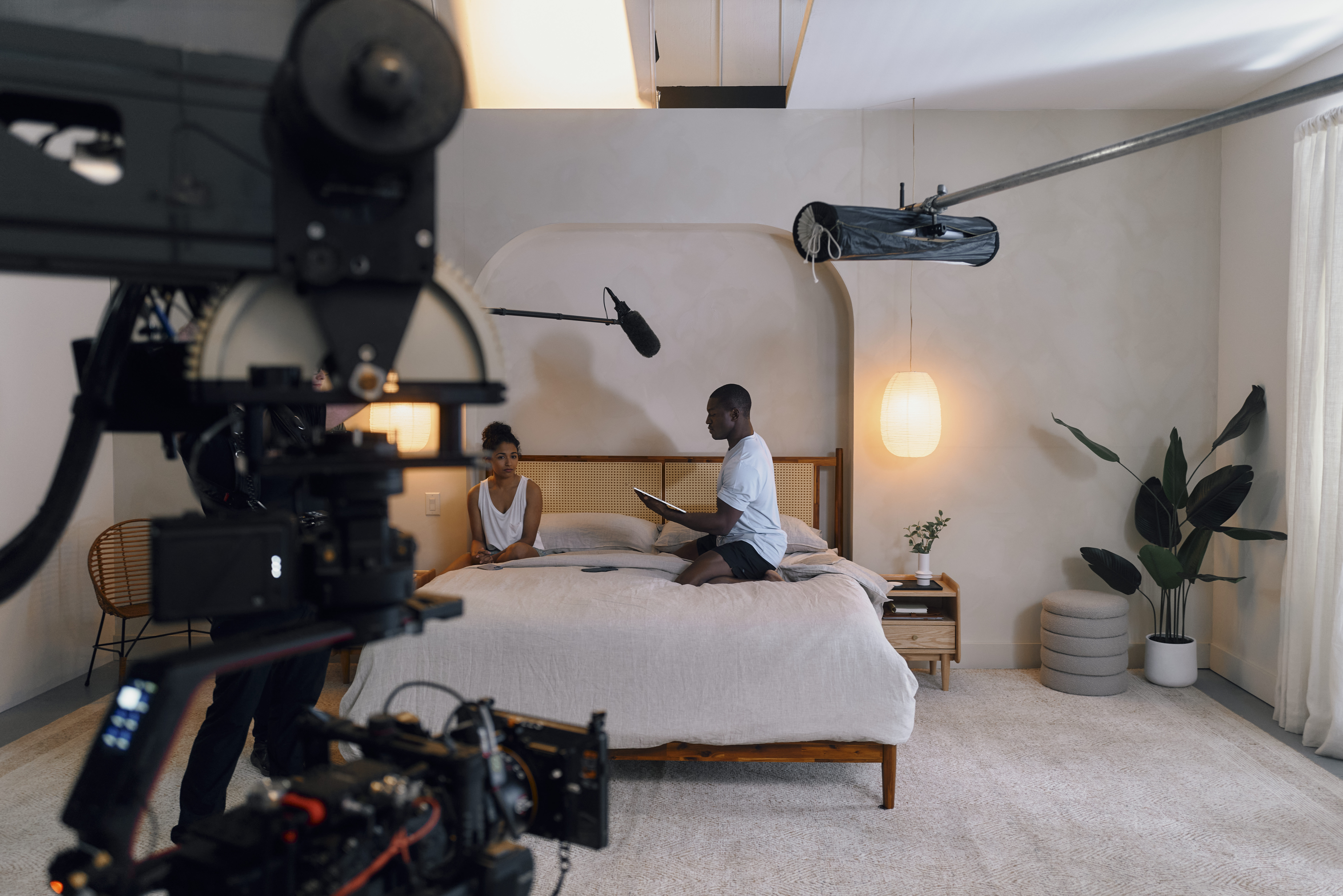 Digital Spark crew on set