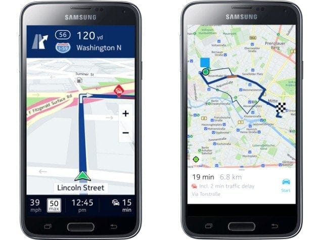 samsung gear maps