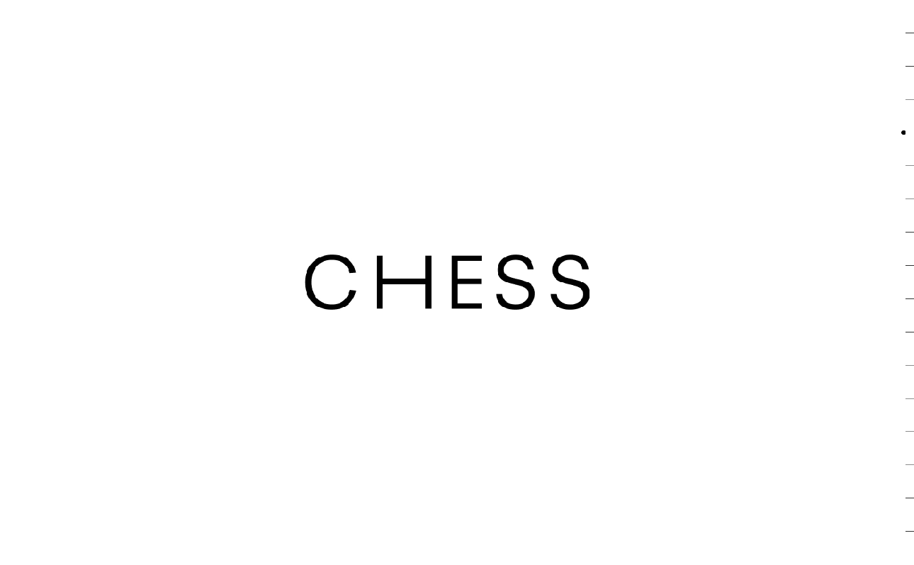Animaciones tipográficas, Type in motion: Typography animation - Chess
