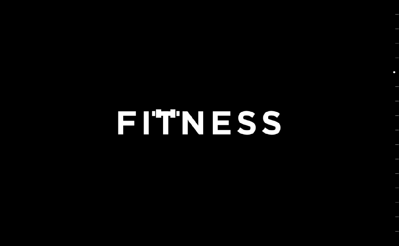 Animaciones tipográficas, Type in motion: Typography animation - Fitness