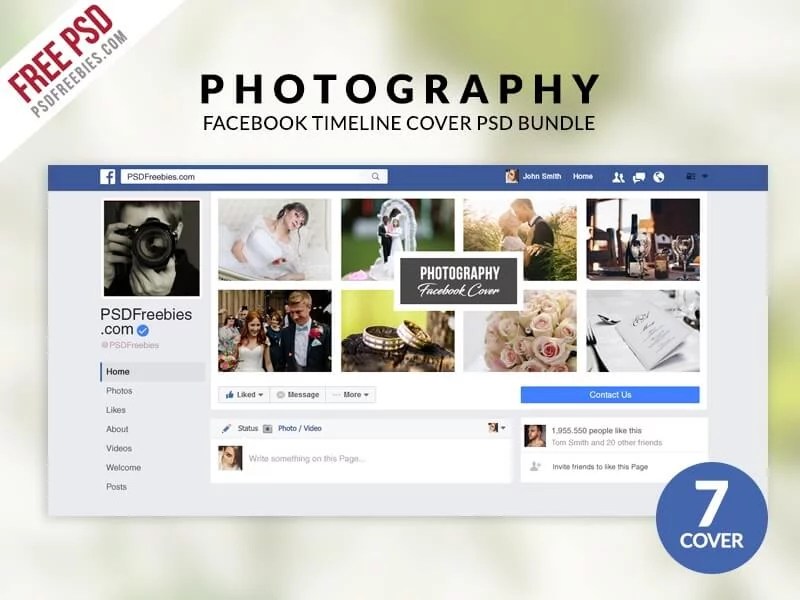 We've got more designs than weeks in a year, all fully customizable and free to download and use to give your brand the perfect facebook cover. 11 Best Free Facebook Timeline Cover Psd Templates