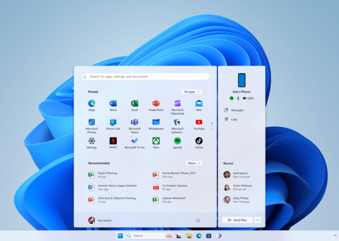Windows Expands Start Menu Phone Integration to iPhones: Easier Messaging & File Sharing