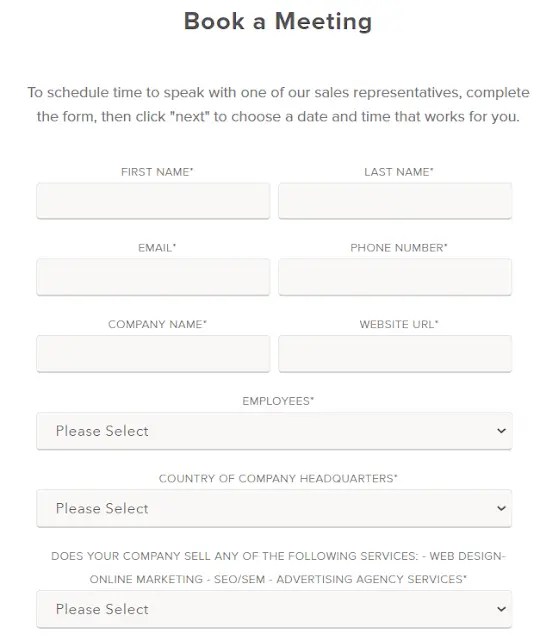example of a complex contact form