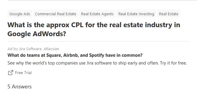 quora question