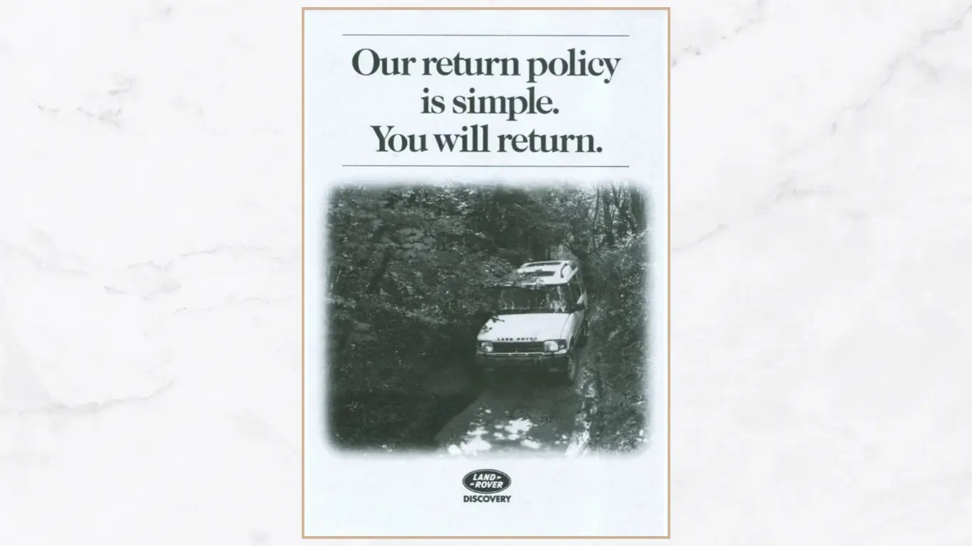 land rover print campaign