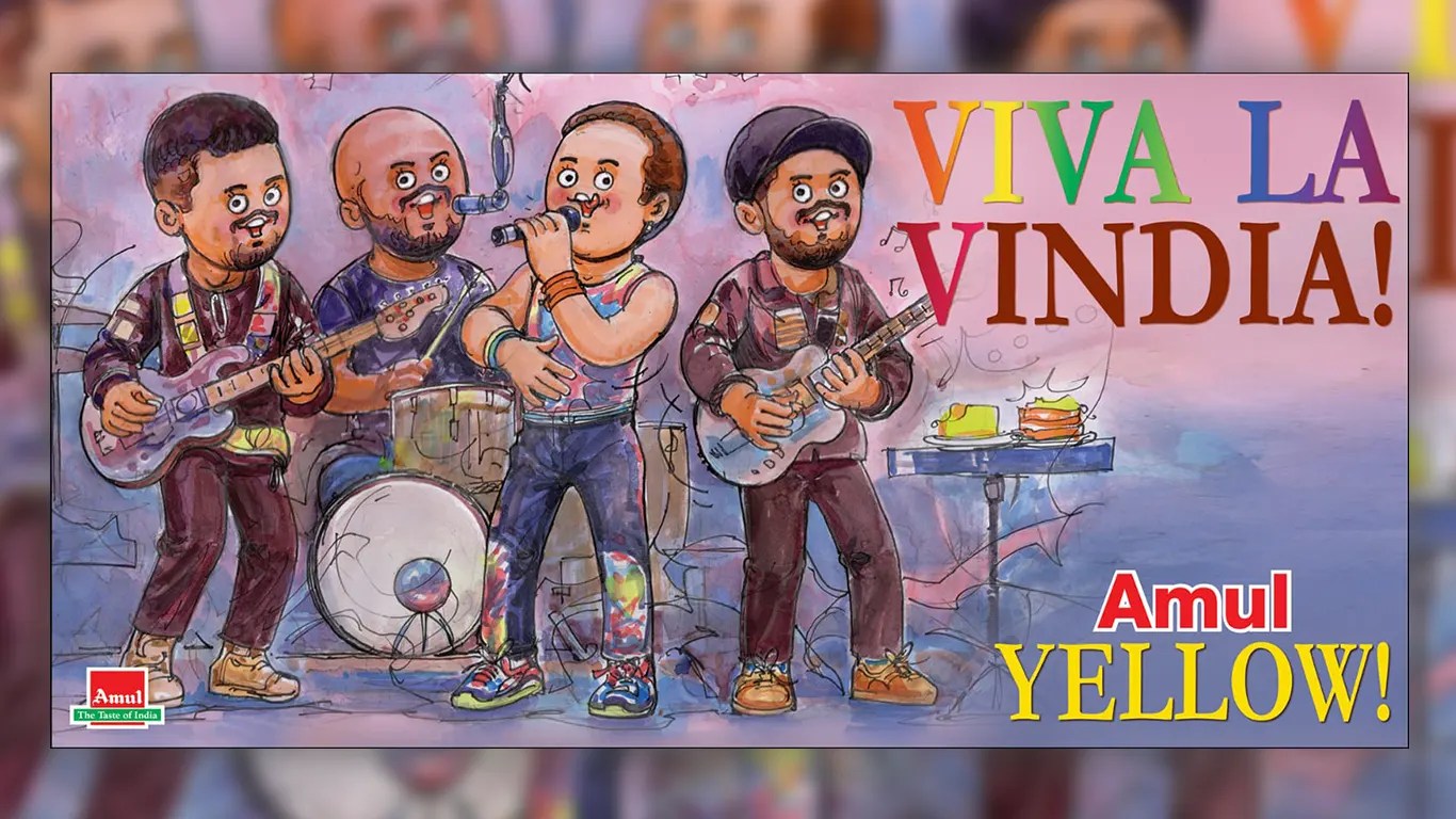 amul topical on coldplay