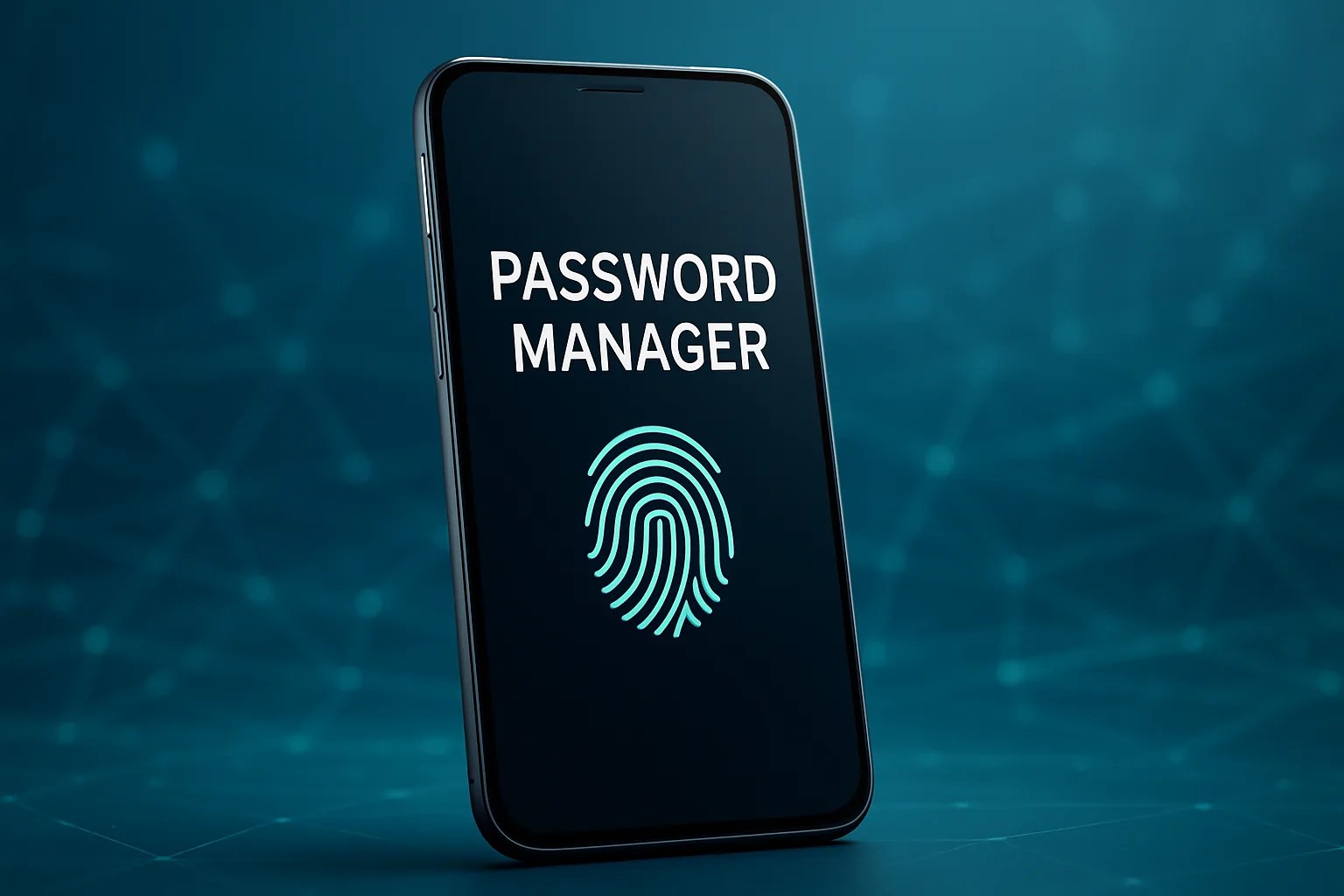 A 3D illustration of a secure digital vault, representing how a password manager can secure your online credentials.