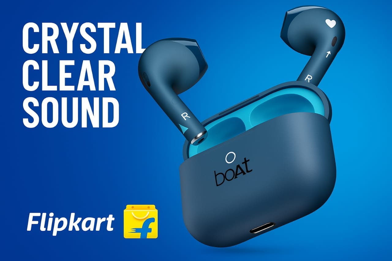 boAt Airdopes Alpha TWS Earbuds Dark Cyan with 35 Hours Playback and BEAST Mode