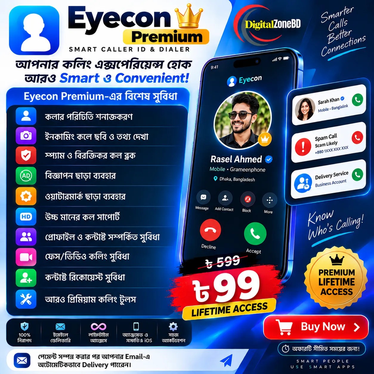 Eyecon Premium Lifetime Premium Caller ID App