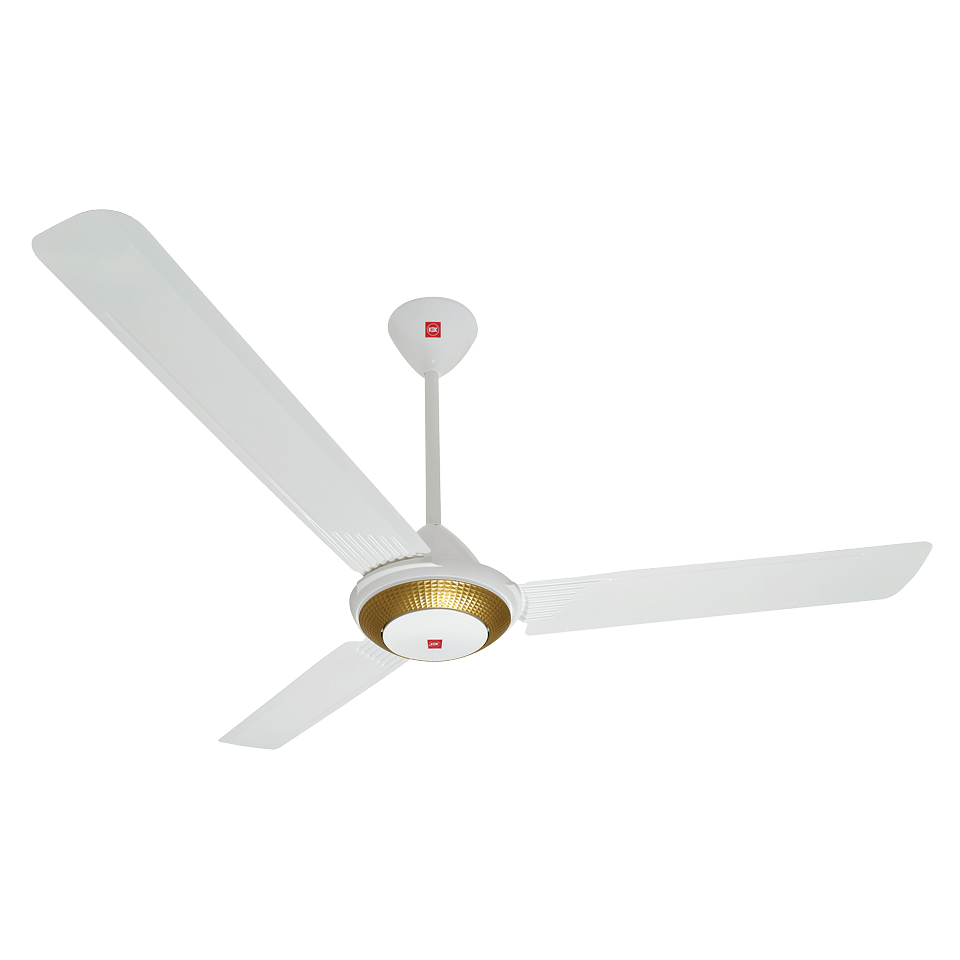 KDK Ceiling fan - White with Golden 