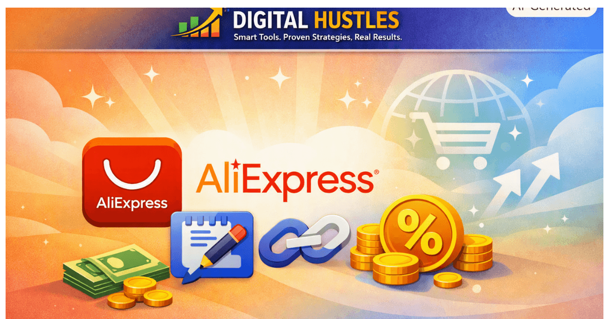 AliExpress Program overview graphic for bloggers