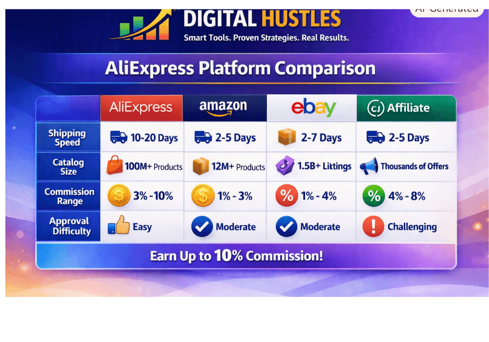 AliExpress Affiliate  vs Amazon  Associates and others comparison