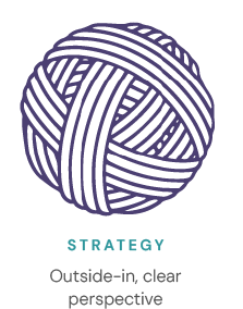 STRATEGY Outside-in, clear perspective