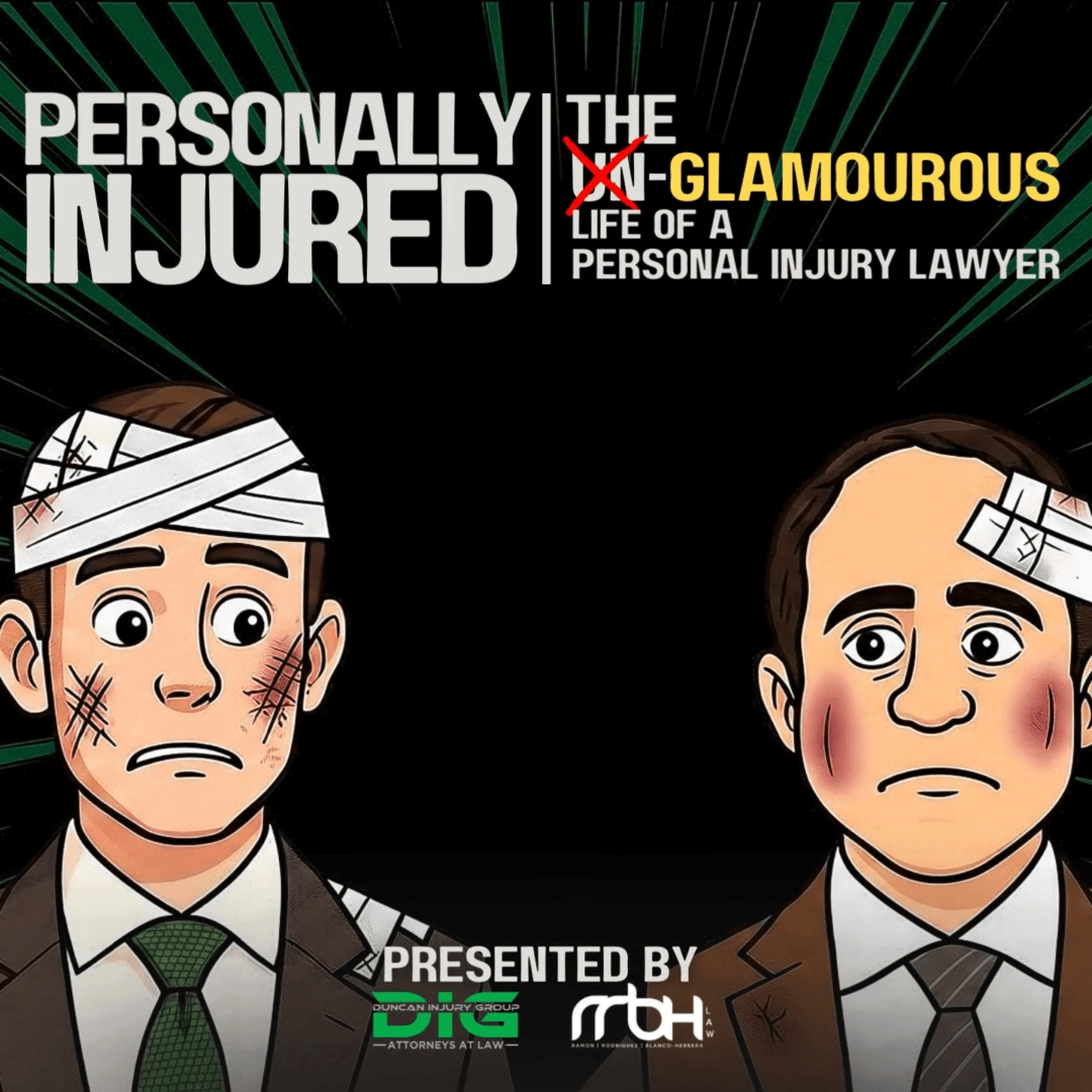 Personally Injured podcast cover art