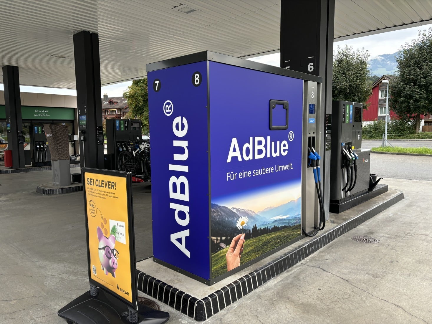 Adblue® direkt an der zapfsäule tanken
