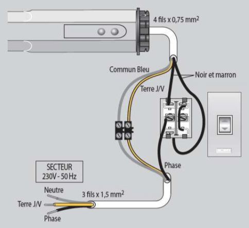 Vous pouvez ensuite procéder au branchement filaire. Rapidement Electrique Moteur Volet 5 Fils Avec Reponse S