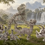 Dimensional Muse Dinosaur collection