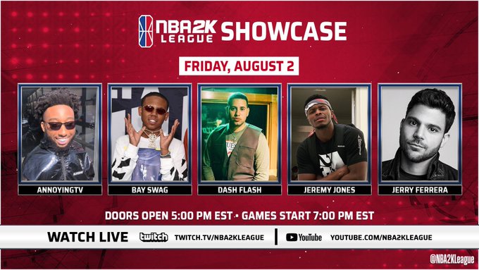 NBA 2K League Reveals 2019 Showcase Players, Teams