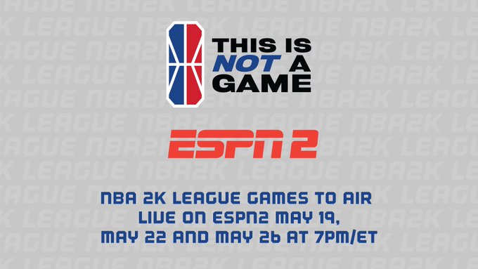 ESPN2 to Air Additional NBA 2K League Games
