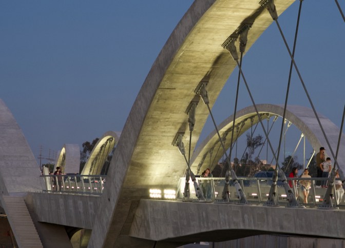 The new Sixth Street Viaduct, Los Angeles