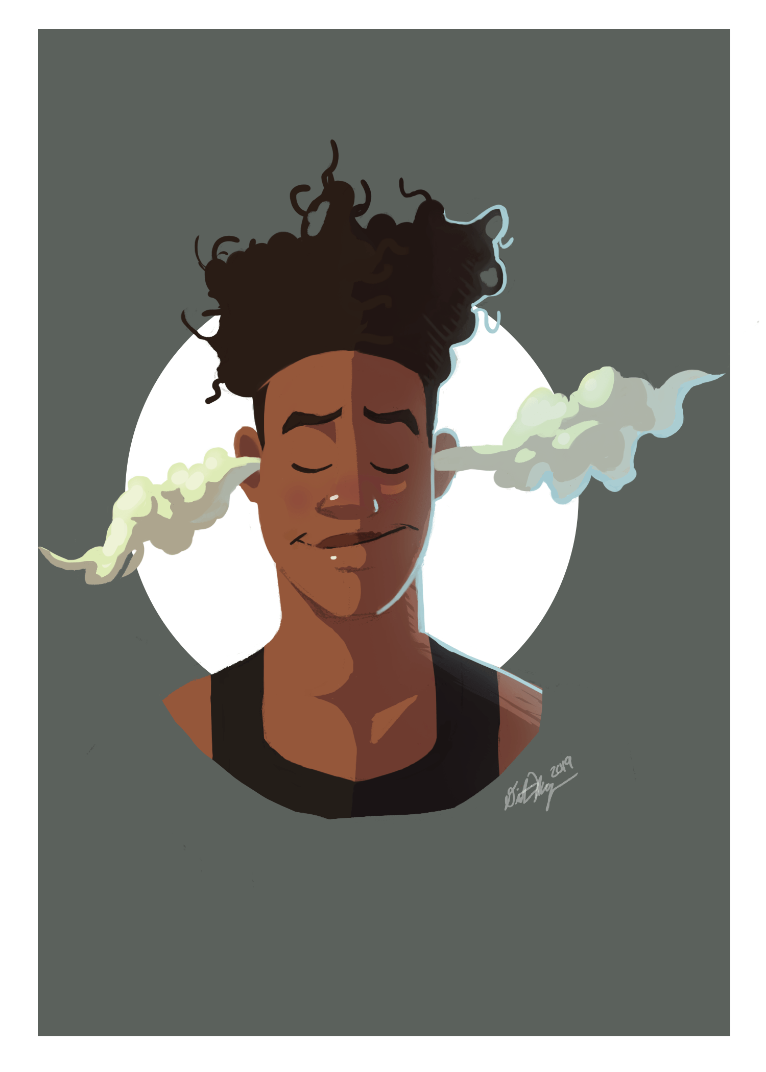 Open Minded (2019) Medium: Photoshop CC