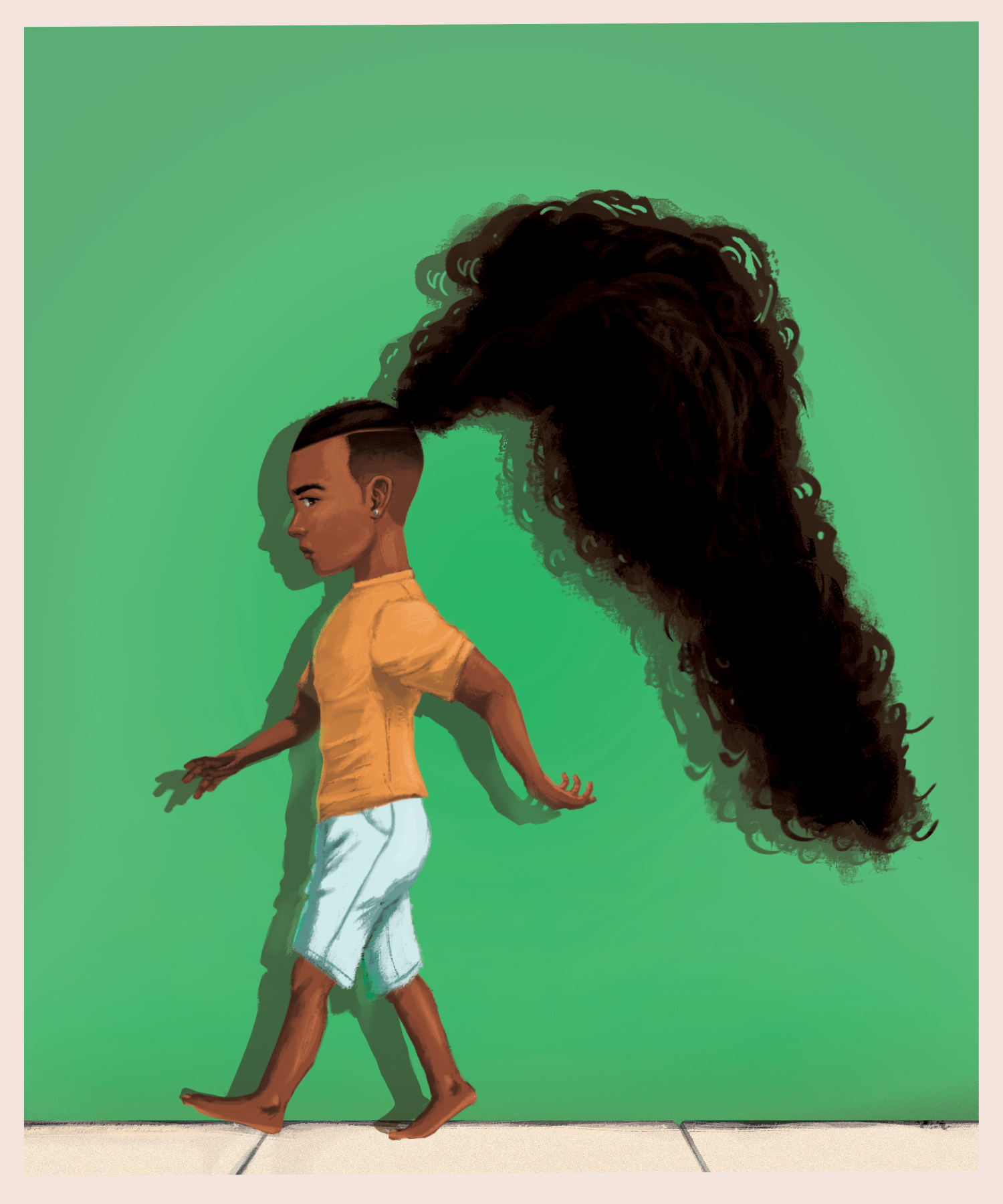 Hair (2021) Medium: Photoshop CC