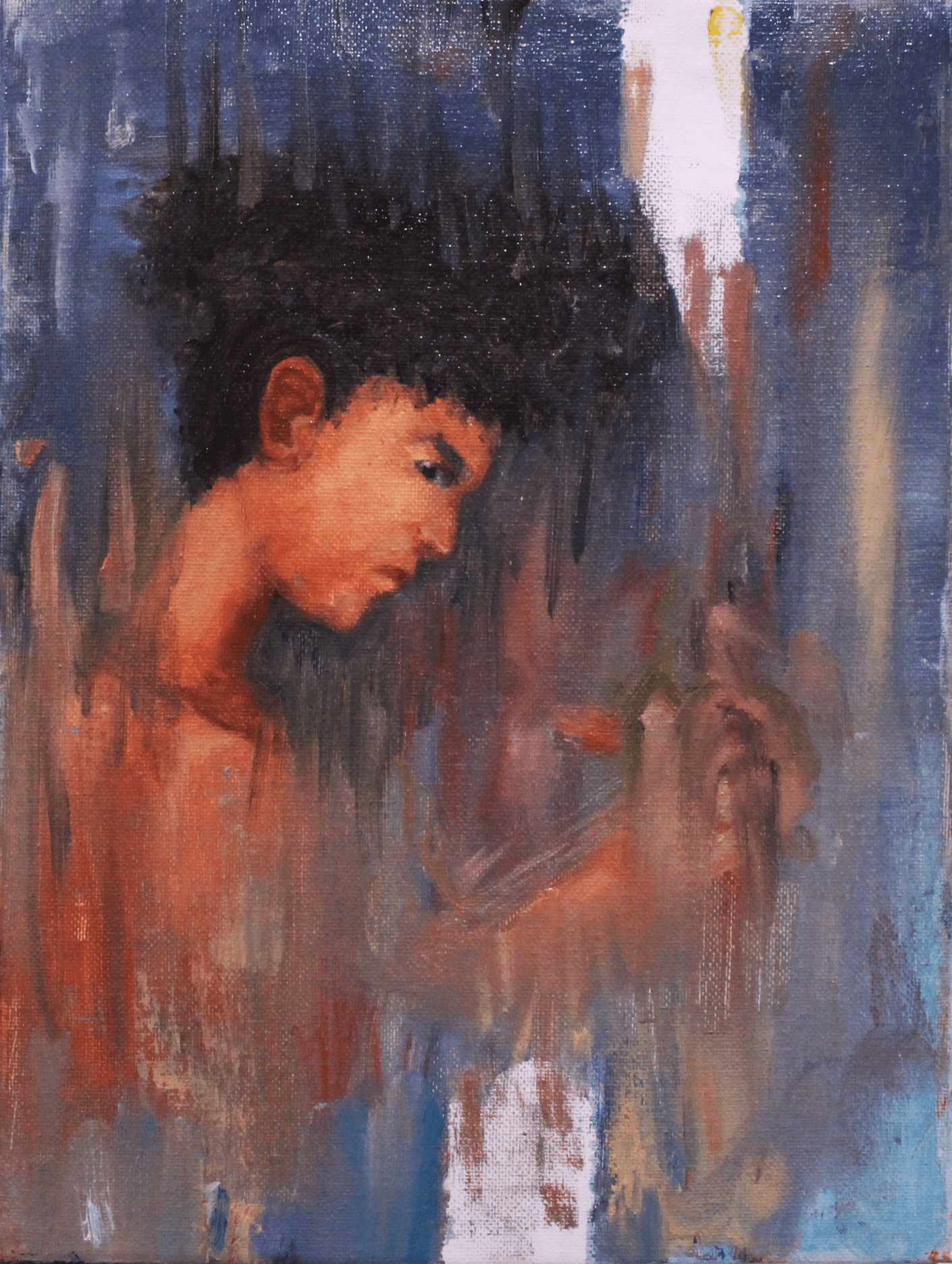 Distant’ 2022 9x12in (22.86x 30.48cm) Oil on canvas