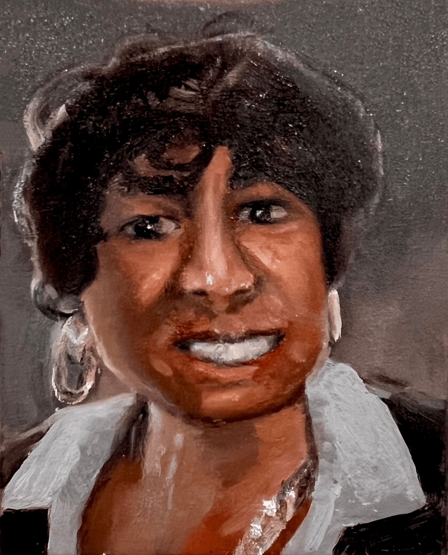 'Ingrid': (2024) Oil on Canvas 8"x10"