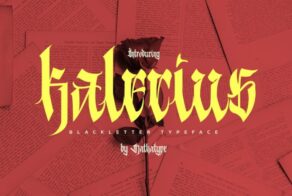 Product image of Kalecius – Schwabacher Blackletter Display Font