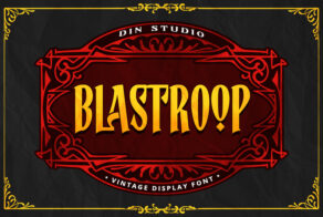 Product image of Blastroop – Modern Vintage Font