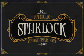 Product image of Starlock – Modern Vintage Display Font