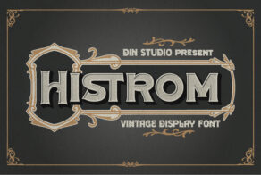 Product image of Histrom – Layered Vintage Display Font