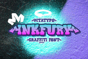 Product image of Inkfury – Graffiti Display Font