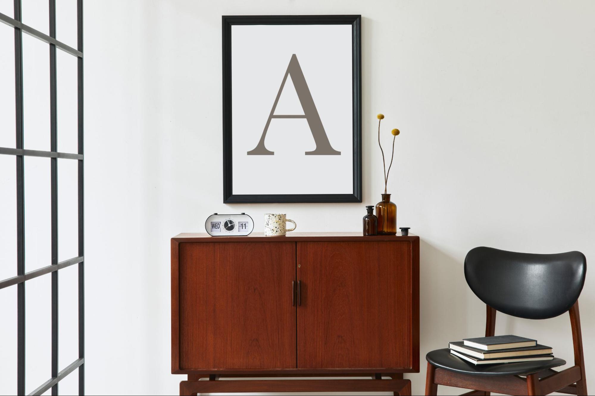 elegant serif font