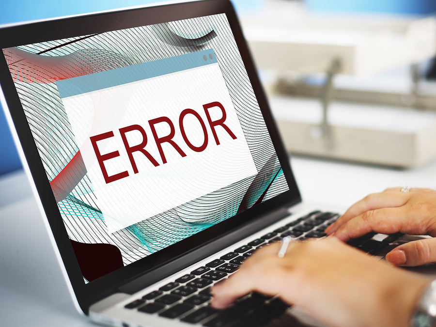 Error Disconnect Warning Failure Concept