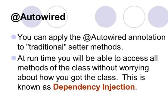 @Autowired Annotation
