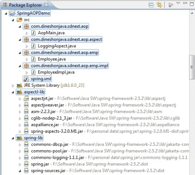 Spring AOP XML Schema based