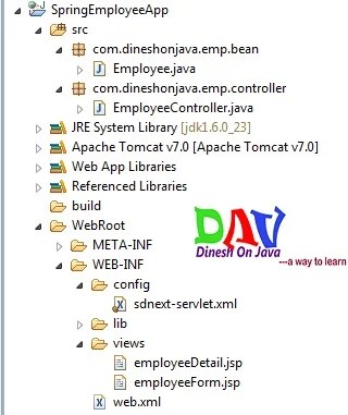 Spring MVC Form Handling Example