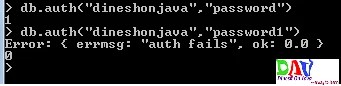 Authentication to MongoDB Java