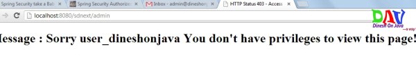 Customize access denied page in Spring Security