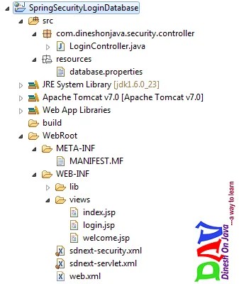 Spring Security Login Form Using Database