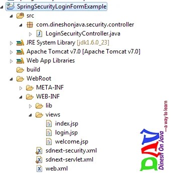Spring Security Login Form Based Example