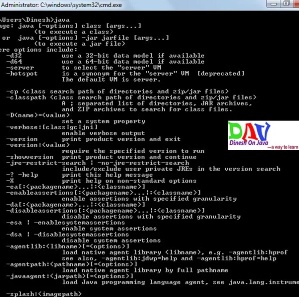 Java Environment Setup in Window