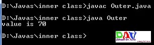 Member inner class in java