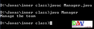 Annonymous inner class in java