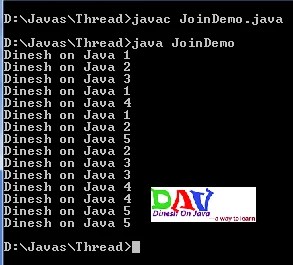 Java Threads Join