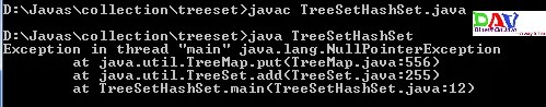 Difference between HashSet and TreeSet in Java