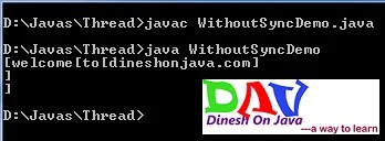Synchronization in Java