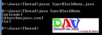 Synchronized block